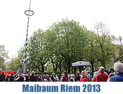 Maibaum aufstellen 20ß13 in Riem (©Foto: Martin Schmitz)
